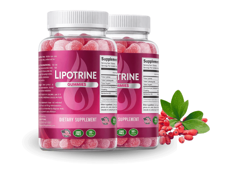LipoTrine gummies 2 bottle starter package 60 day supply