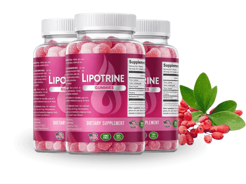 LipoTrine gummies 3 bottle popular choice free shipping