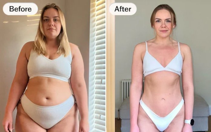 LipoTrine Triple G gummies weight loss transformation before after